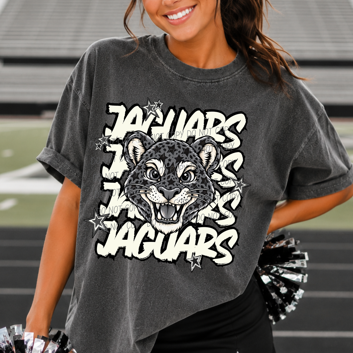 jaguars varsity after dark (city) DTF Transfer