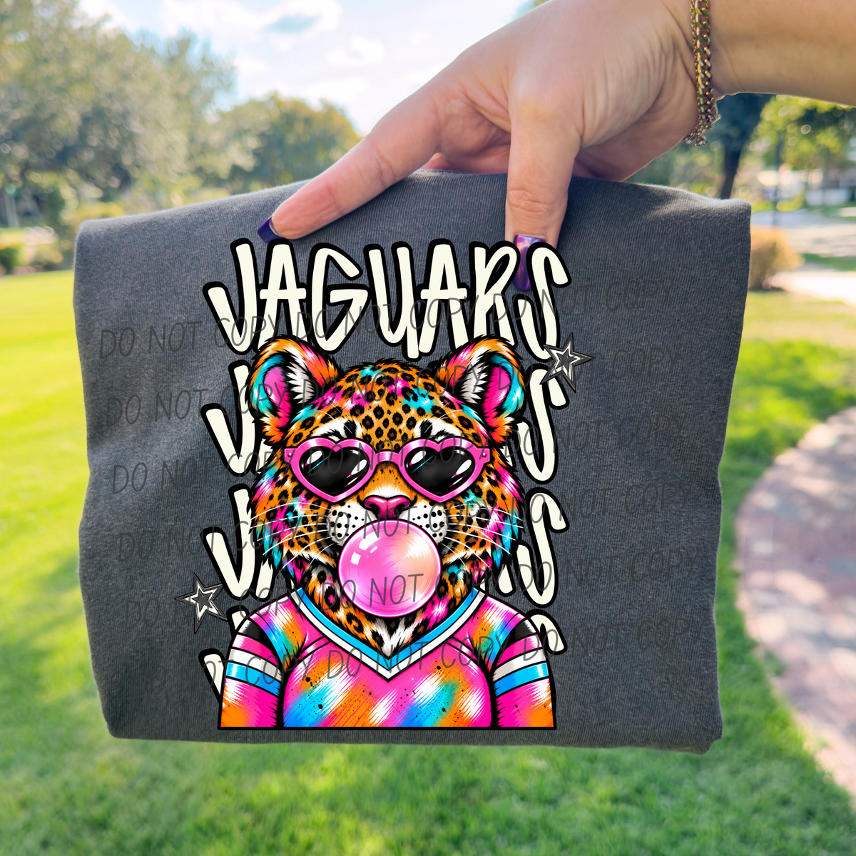 jaguars pretty little rebels mascot (city) DTF Transfer