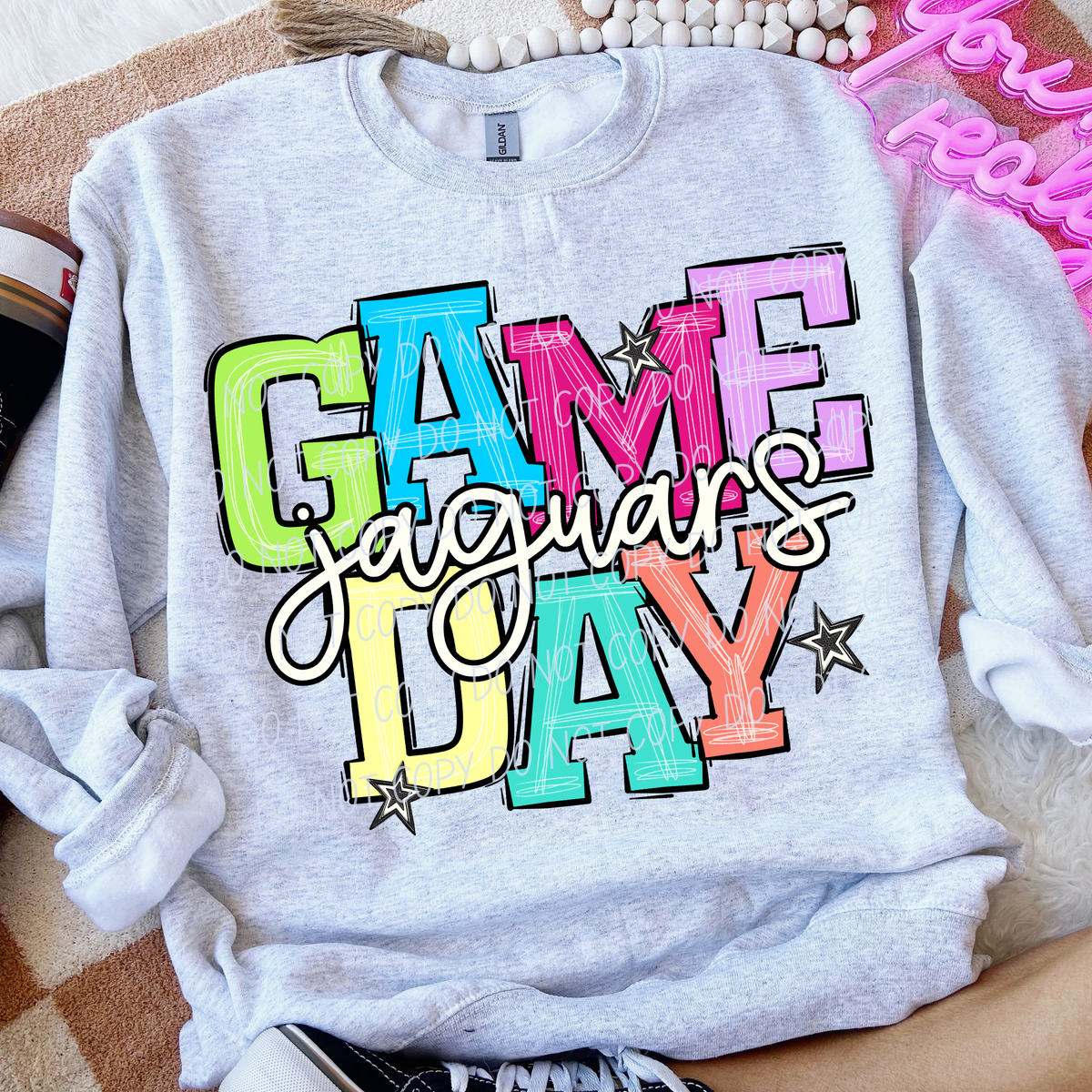 Jaguars-Preppy Game Day (City) DTF Transfer