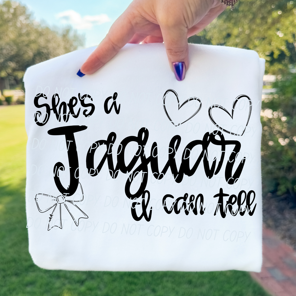 She's a Jaguar - I can tell (CITY) DTF Transfer