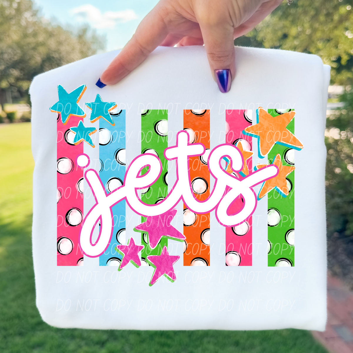 jets polkadot pride (city) DTF Transfer