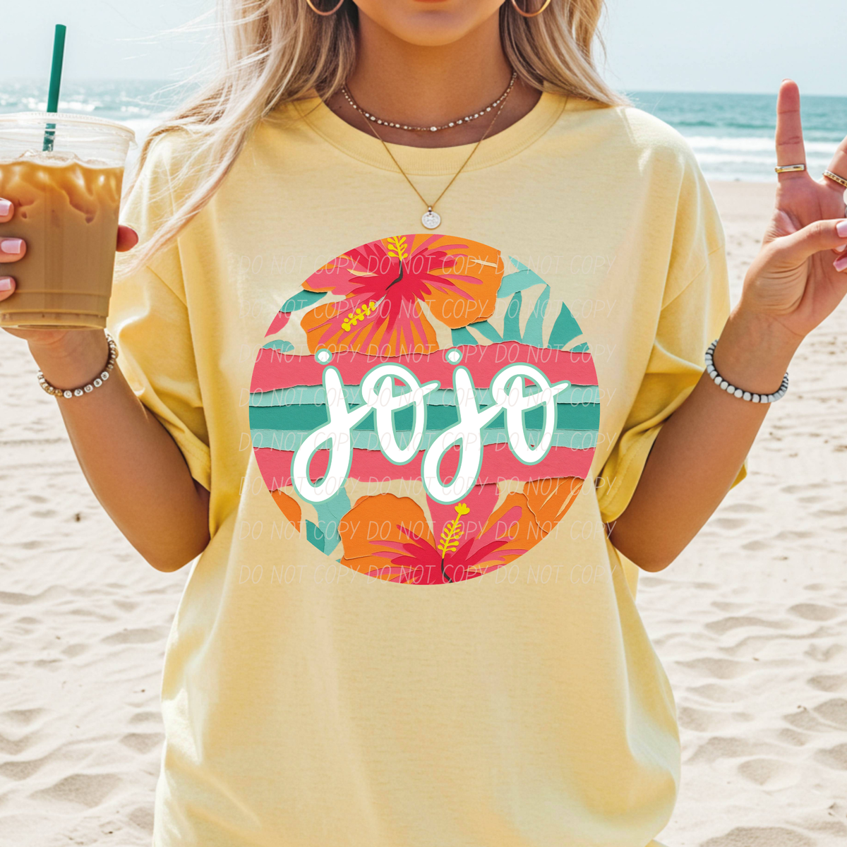 Jojo tropical circle (City) DTF Transfer