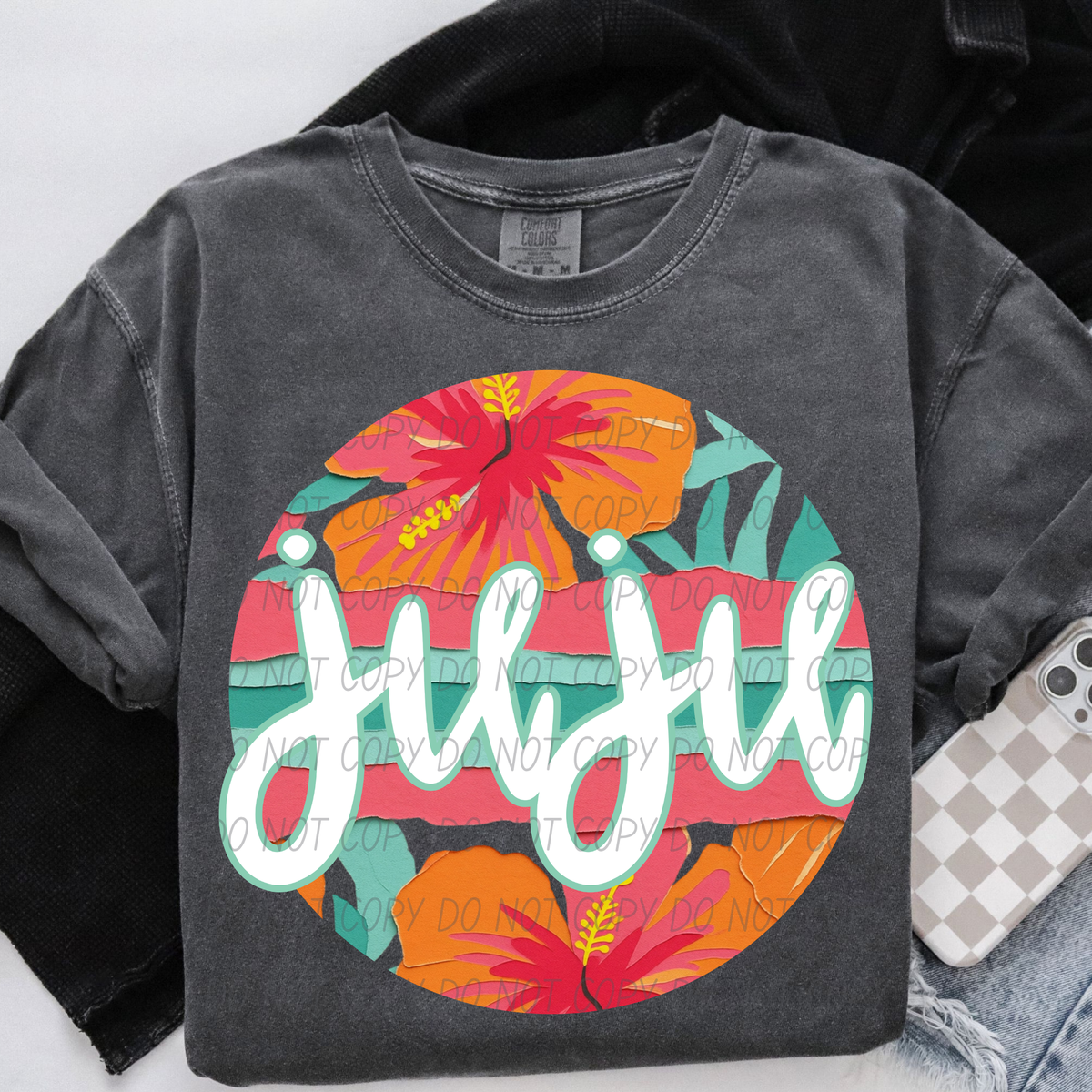 Juju tropical circle (City) DTF Transfer