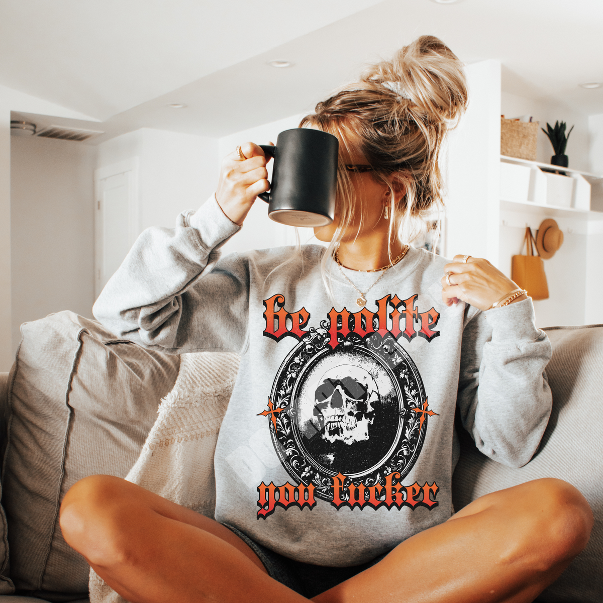 Be polite  (Lyttle) DTF transfer