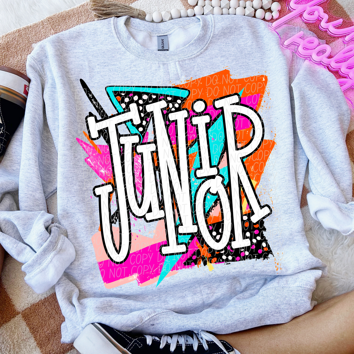 Junior Bright Retro (CITY) DTF transfer