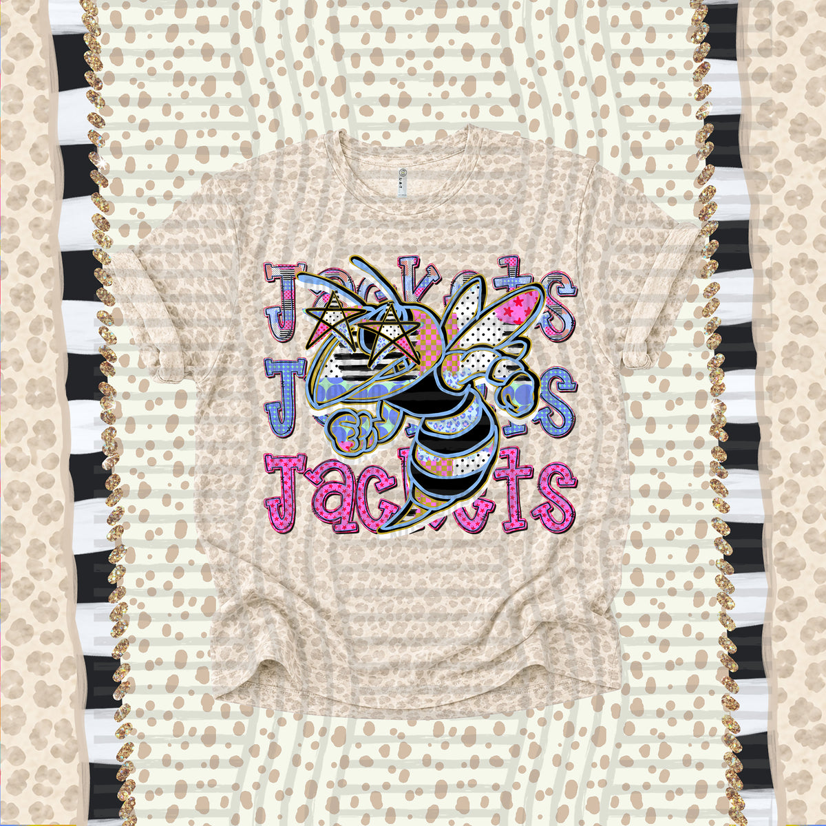 Jackets-Dolly Doodle Print (Caplinger) DTF Transfer