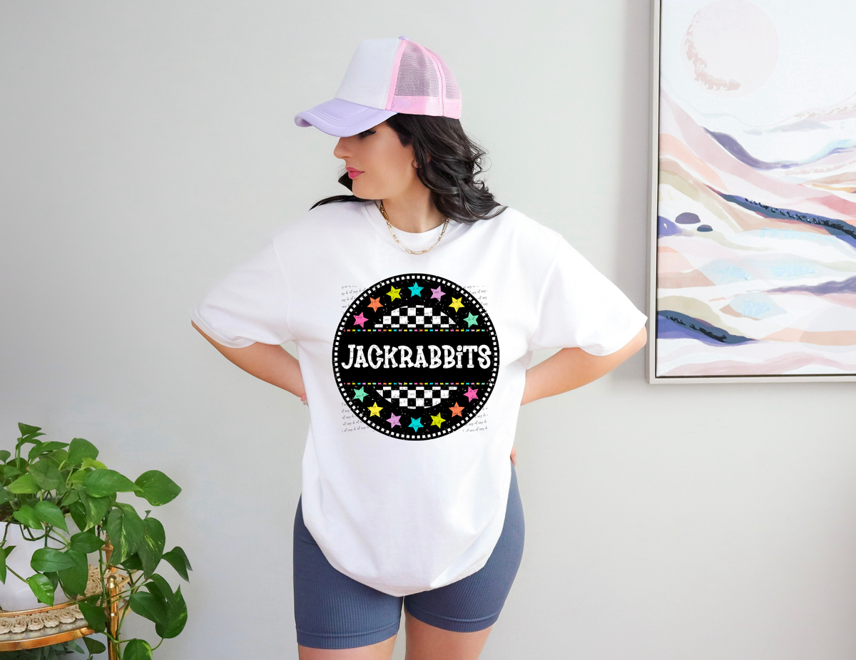 Jackrabbits Checkered Stars 42047 DTF transfer