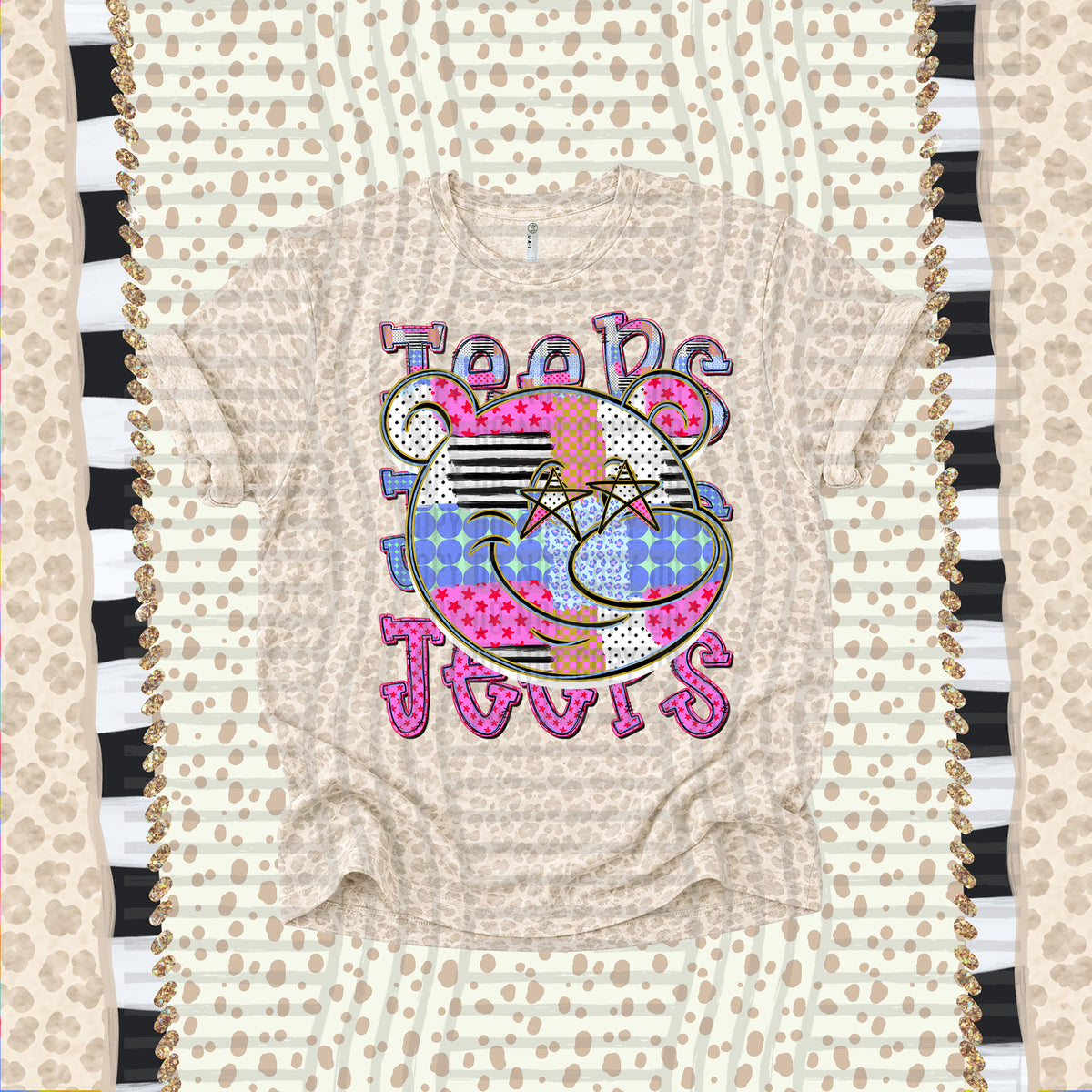 Jeeps-Dolly Doodle Print (Caplinger) DTF Transfer