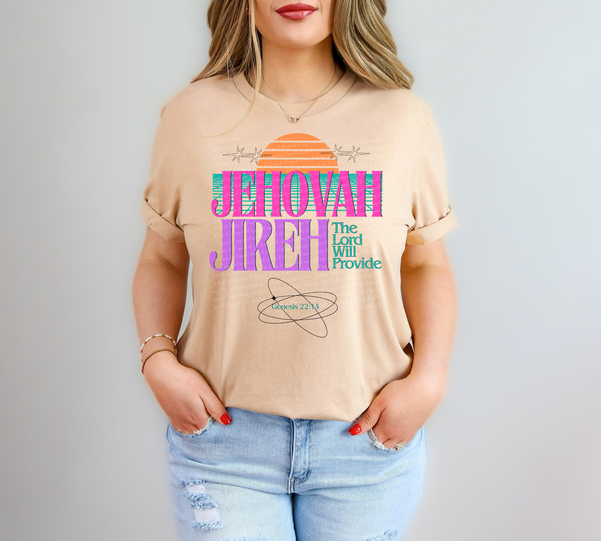 Jehovah Jireh The Lord Will Provide Genesis 22:14 86064 DTF Transfer