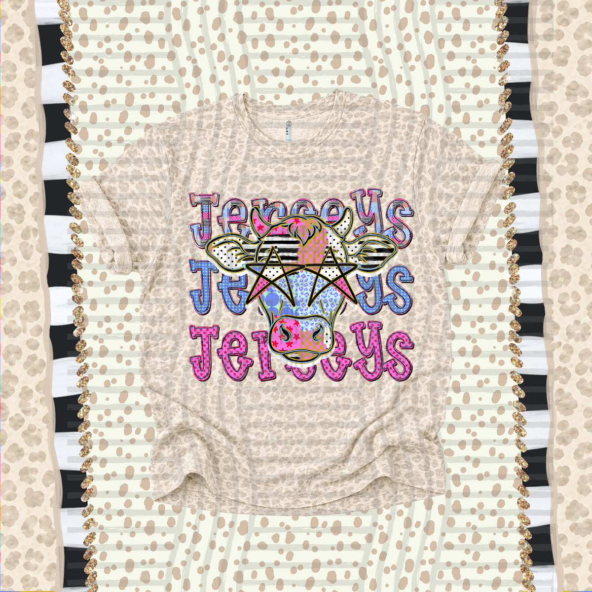 Jerseys-Dolly Doodle Print (Caplinger) DTF Transfer