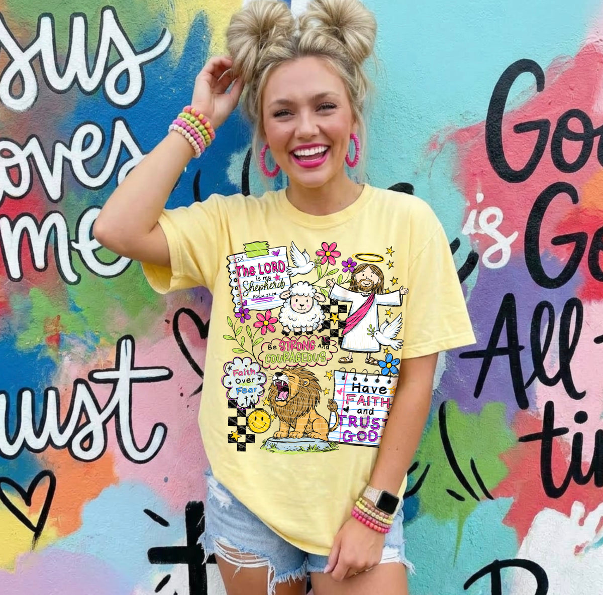 The lord is my shepherd collage (AG) DTF Transfer