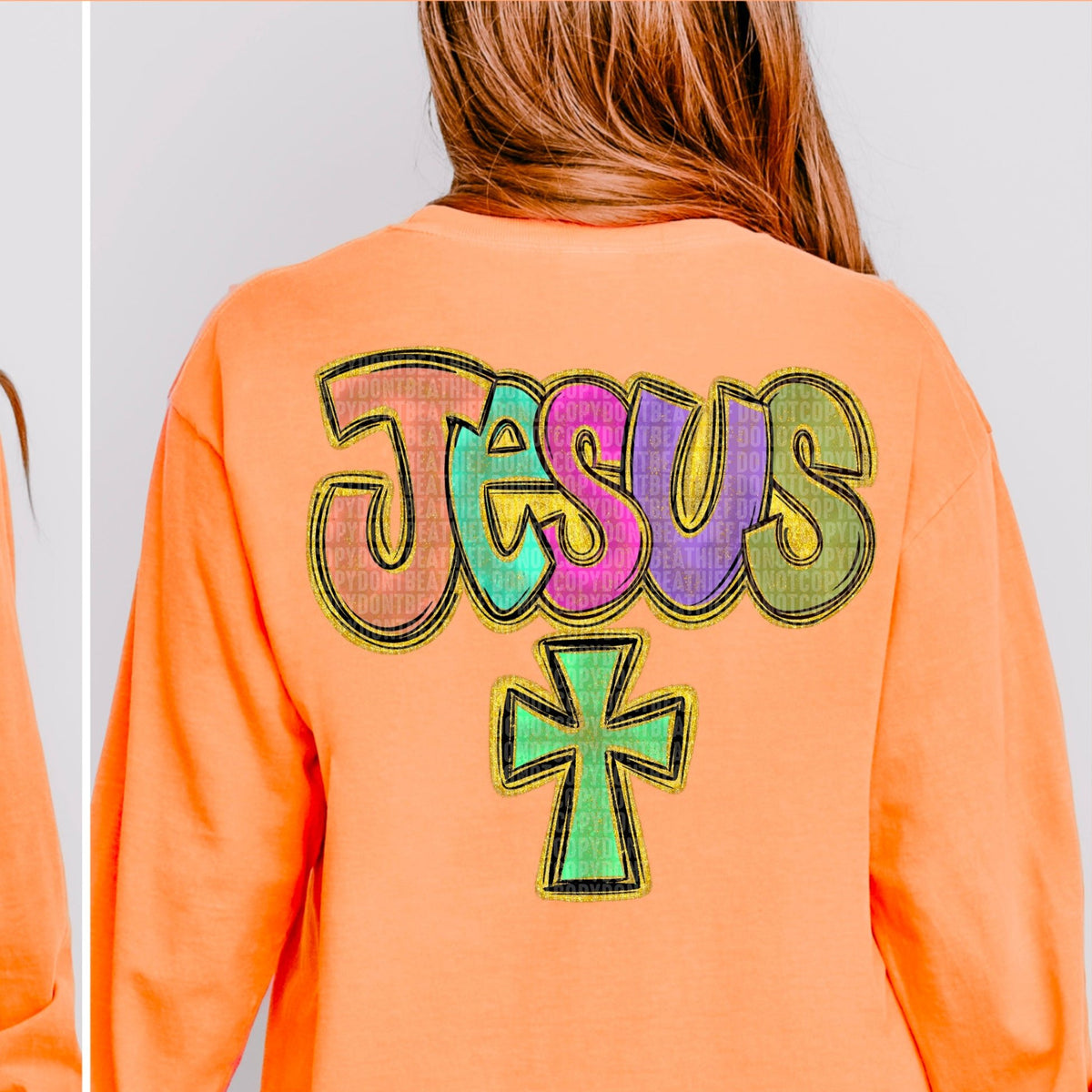 Jesus *BACK ONLY* (SDD) DTF Transfer