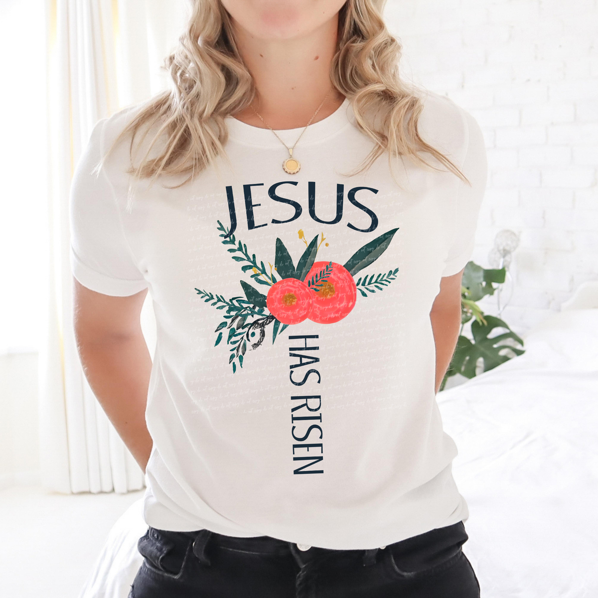 Jesus Has Risen 76849 DTF Transfer