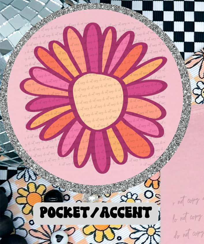 Jesus Loves Me This I Know For The Bible Tells Me So Floral (Pocket Print) 86220 DTF Transfer