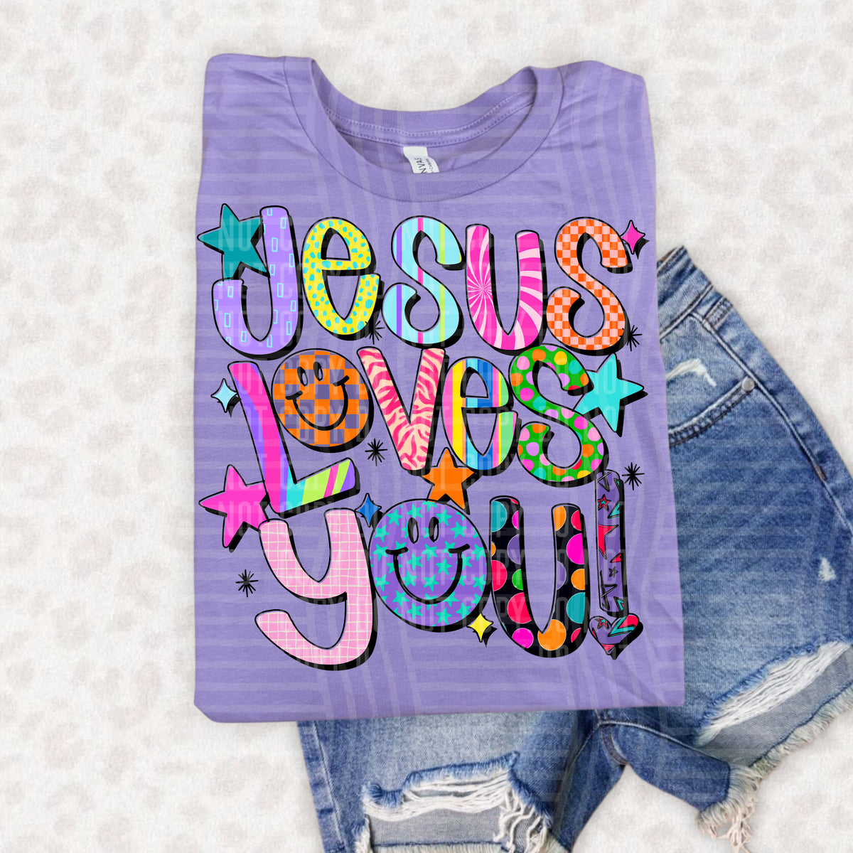jesus loves you (Caplinger) DTF Transfer