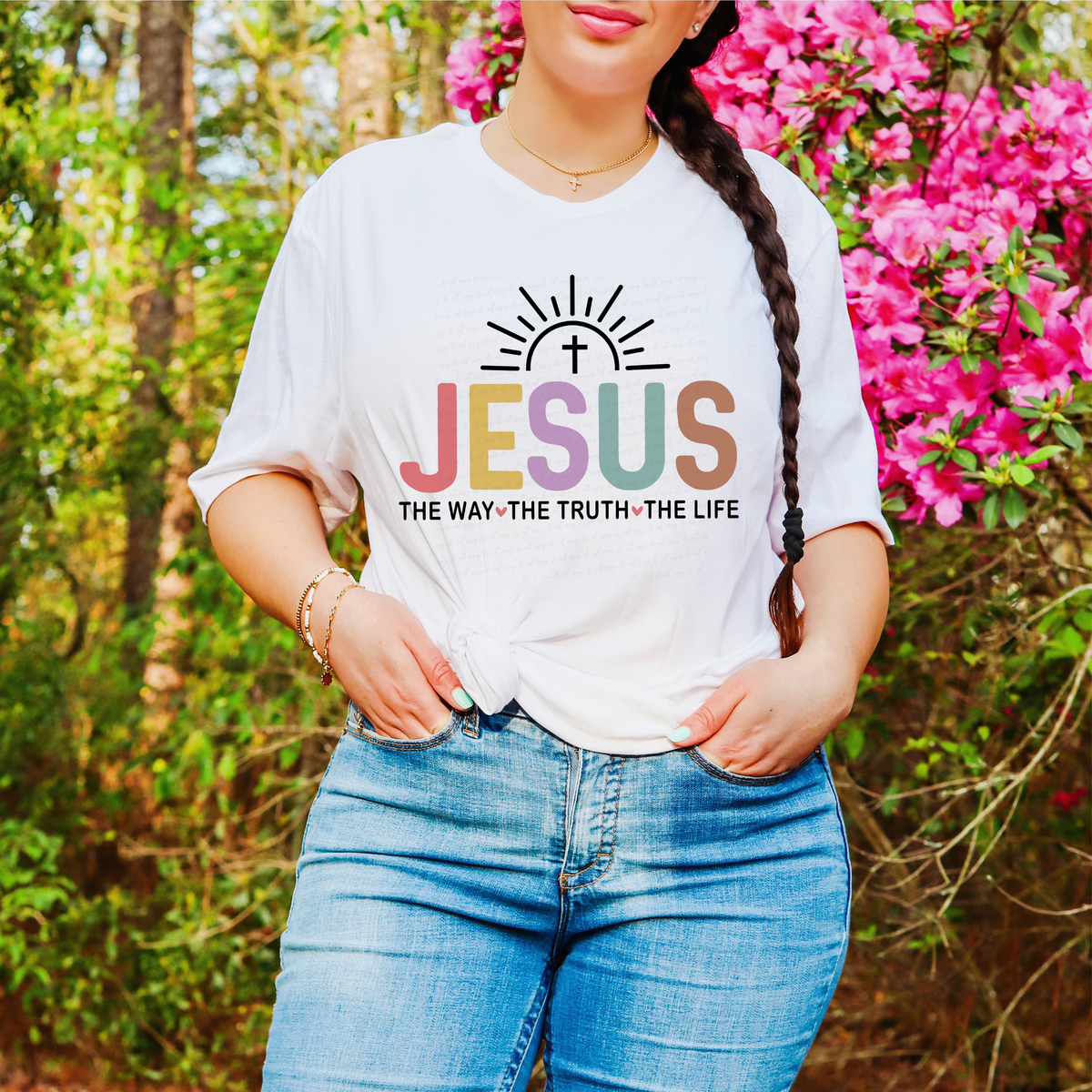 Jesus The Way The Truth The Life 76348 DTF Transfer
