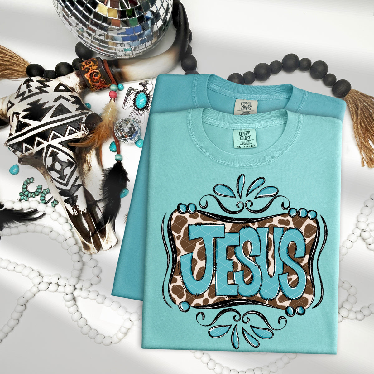 Jesus Western (SDD) DTF Transfer
