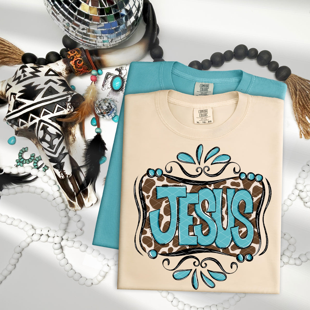 Jesus Western (SDD) DTF Transfer