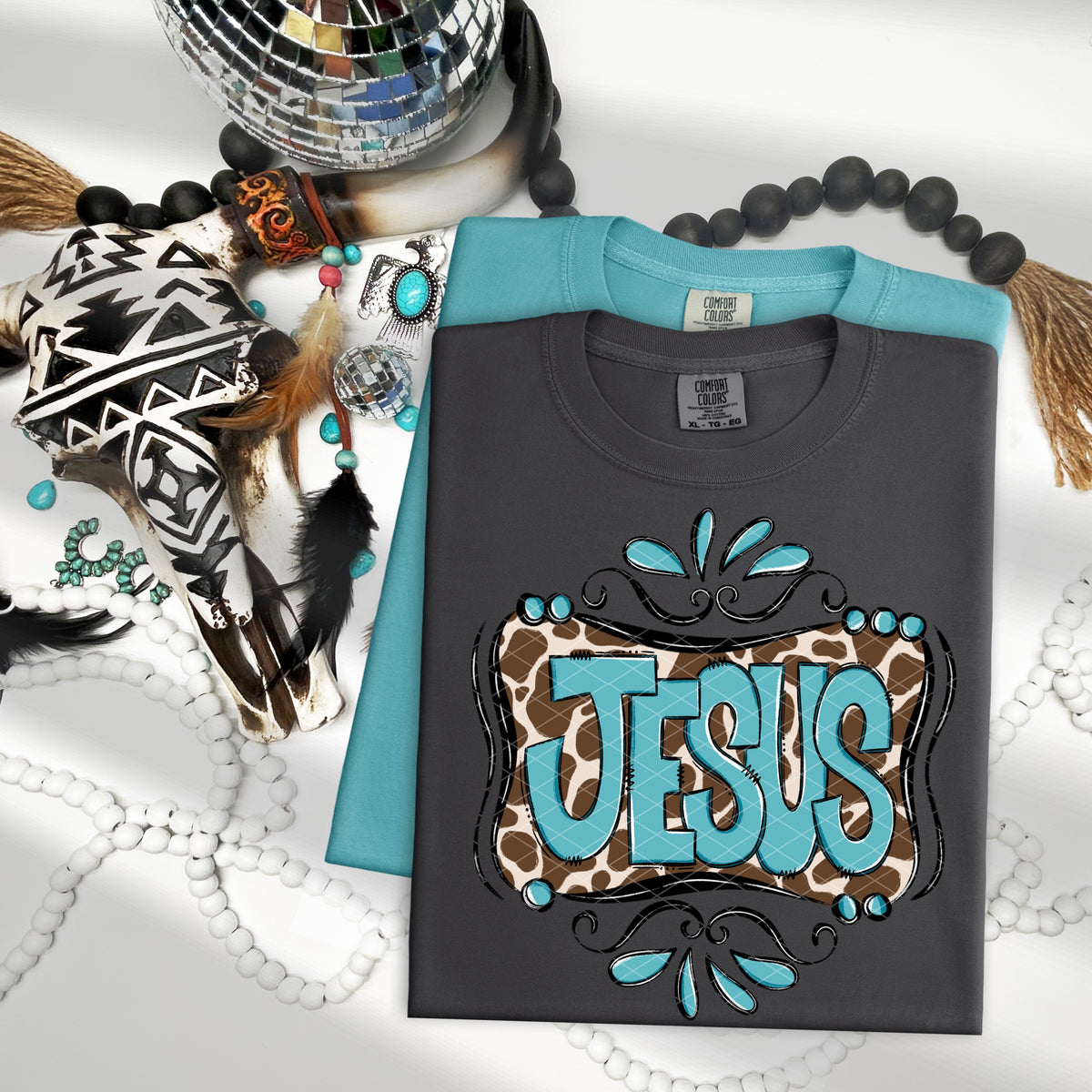 Jesus Western (SDD) DTF Transfer