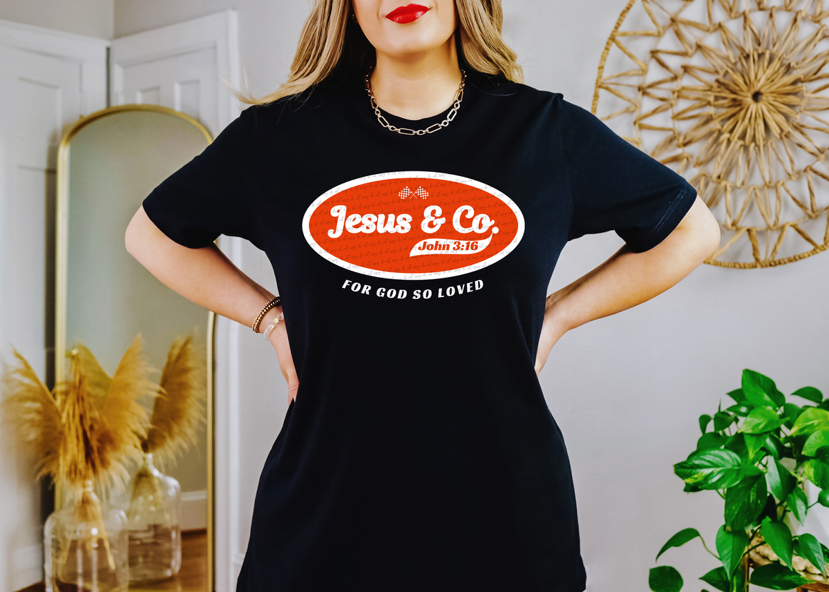 Jesus And Co John 3:16 For God So Loved 86013 DTF Transfer
