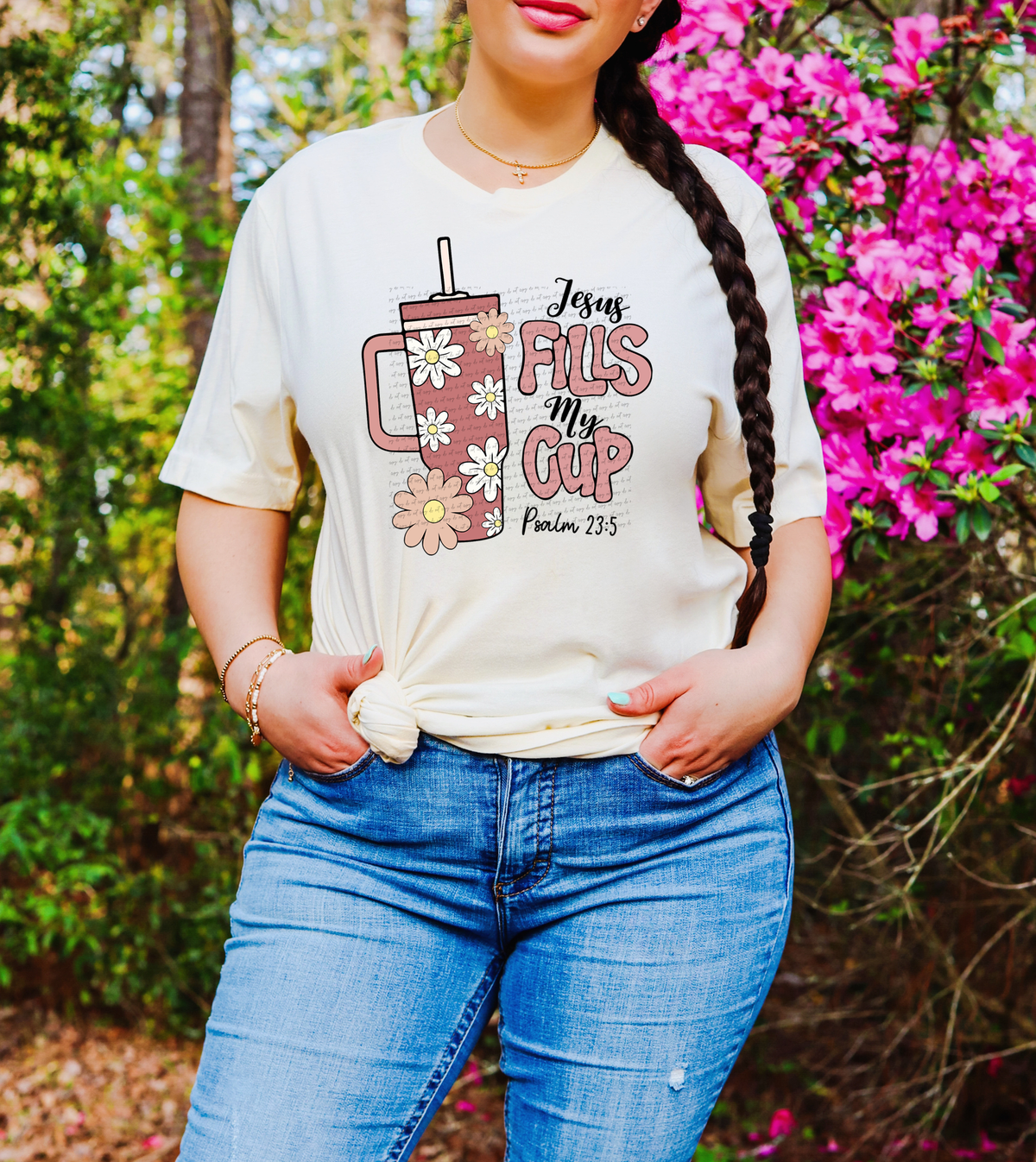 Jesus Fills My Cup 42048 DTF transfer