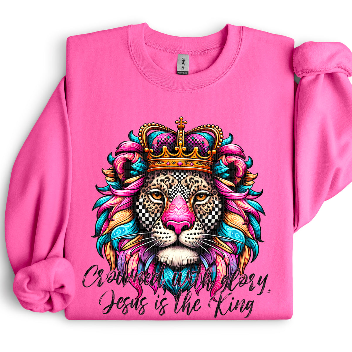 Crowned with Glory Jesus is the King (SDD) DTF transfer