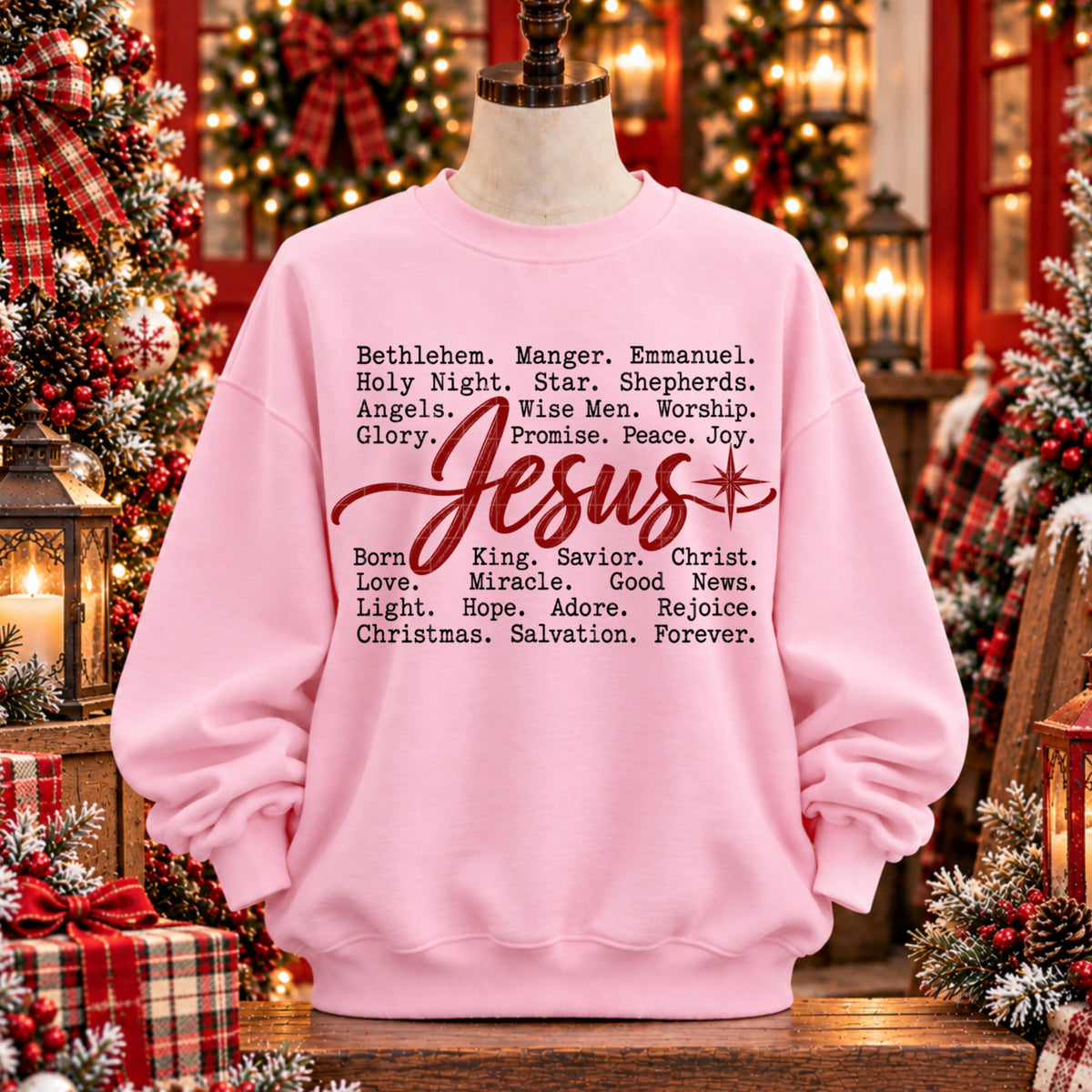 Jesus typography (SDD) DTF Transfer