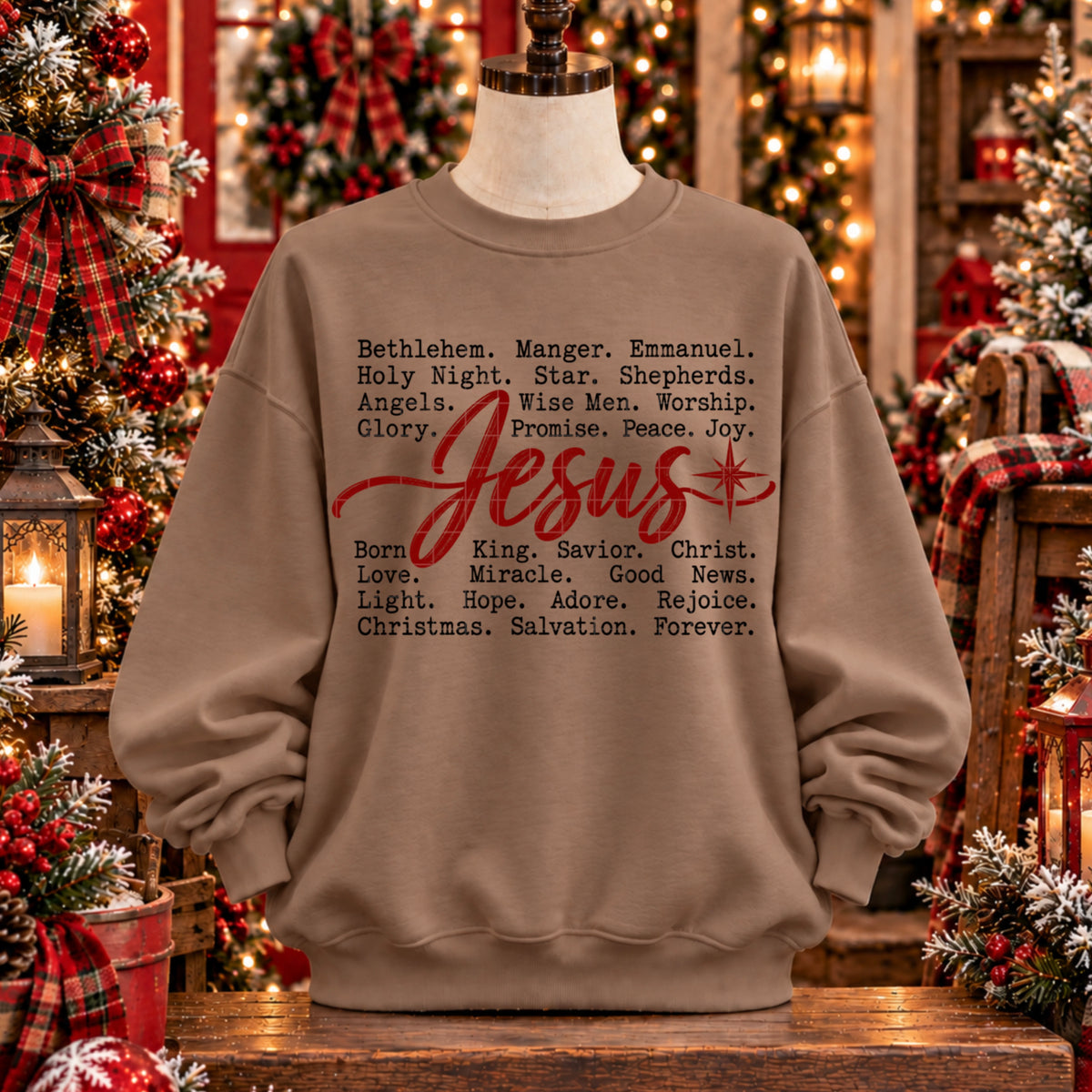 Jesus typography (SDD) DTF Transfer