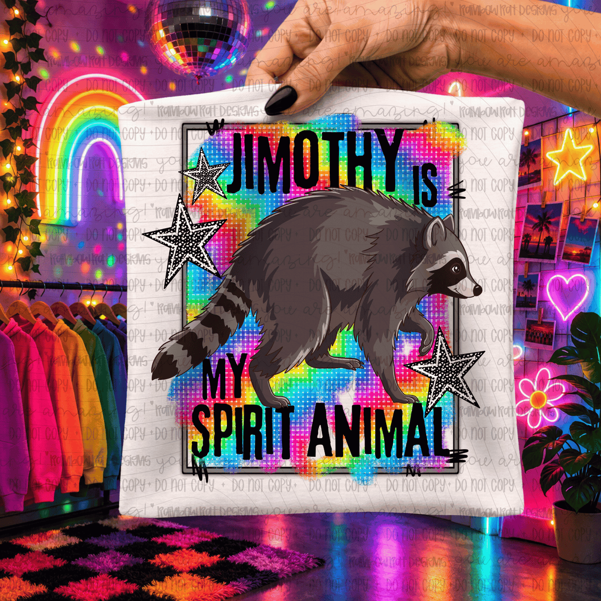 Jimothy is my spirt animal (RRD) DTF transfer