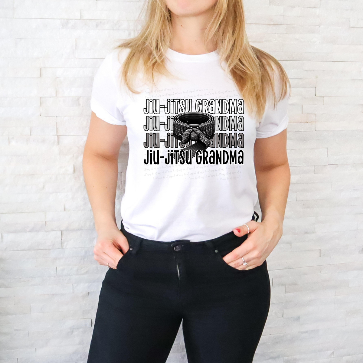 Jiu-jitsu Grandma Stacked 117932 DTF transfer