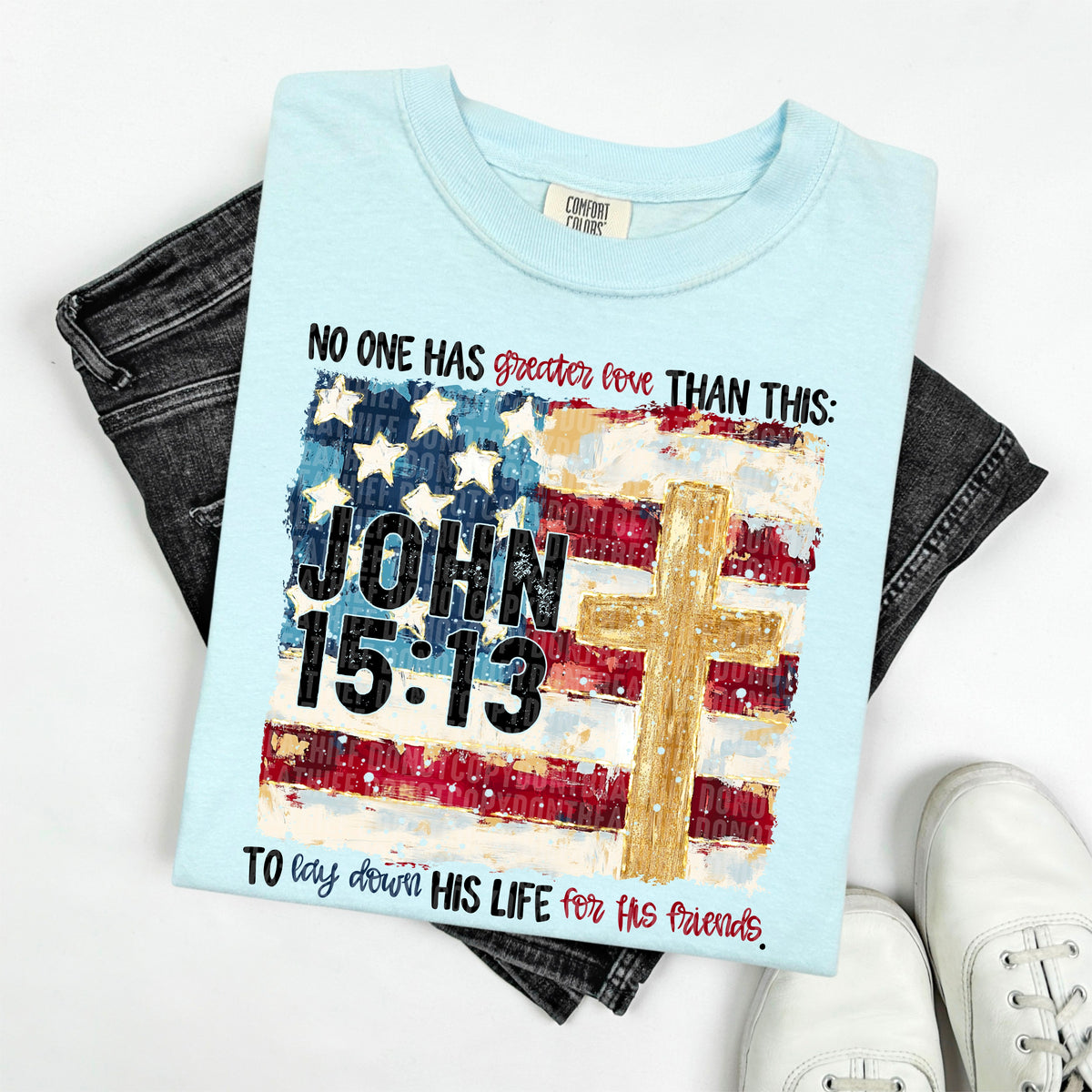 No one has greater love than this (SDD) 100531 DTF transfer