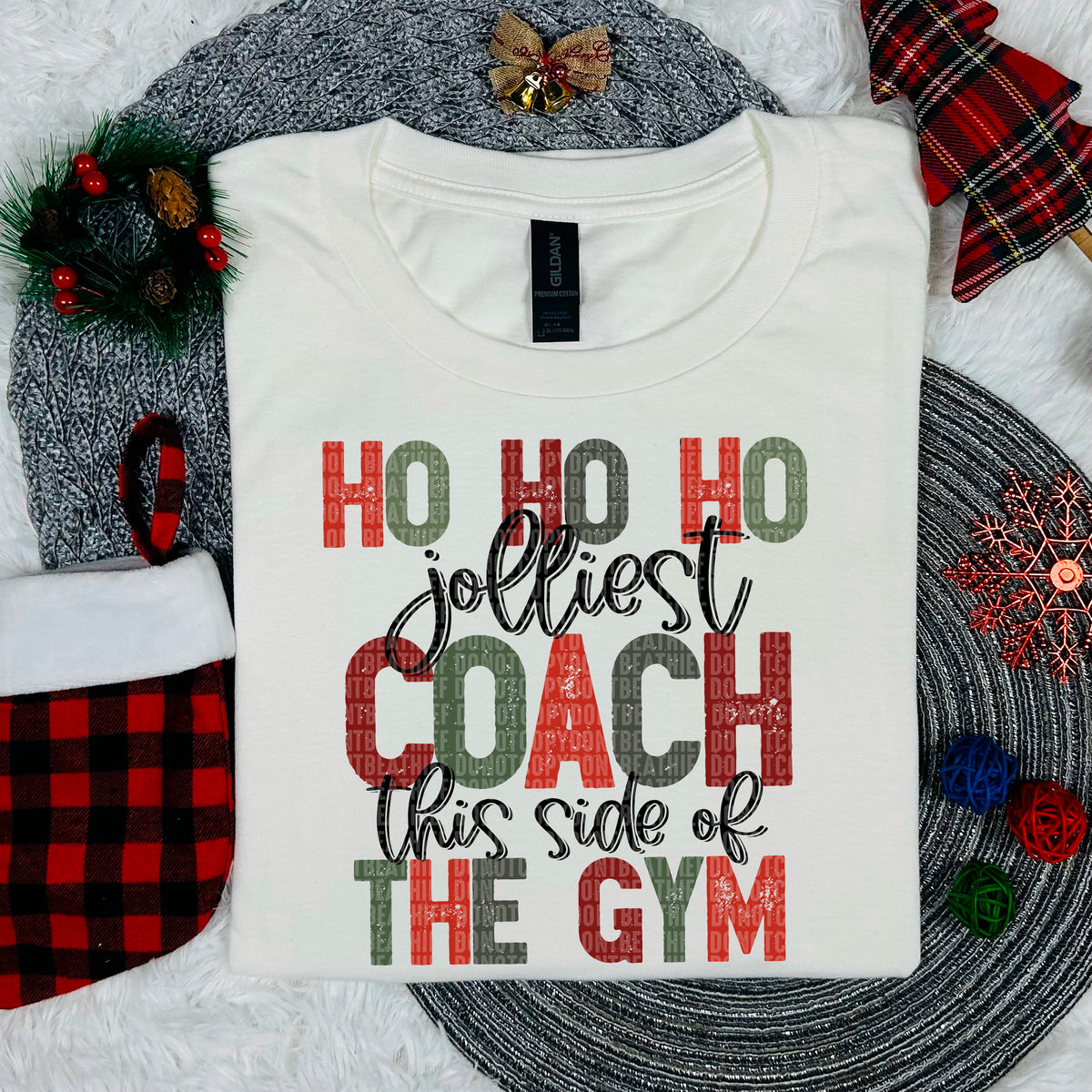Ho Ho Ho Jolliest Coach This Side Of The Gym (SDD) DTF Transfer