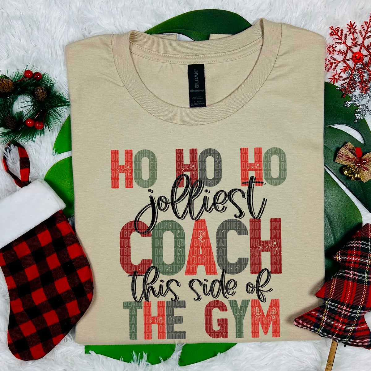 Ho Ho Ho Jolliest Coach This Side Of The Gym (SDD) DTF Transfer