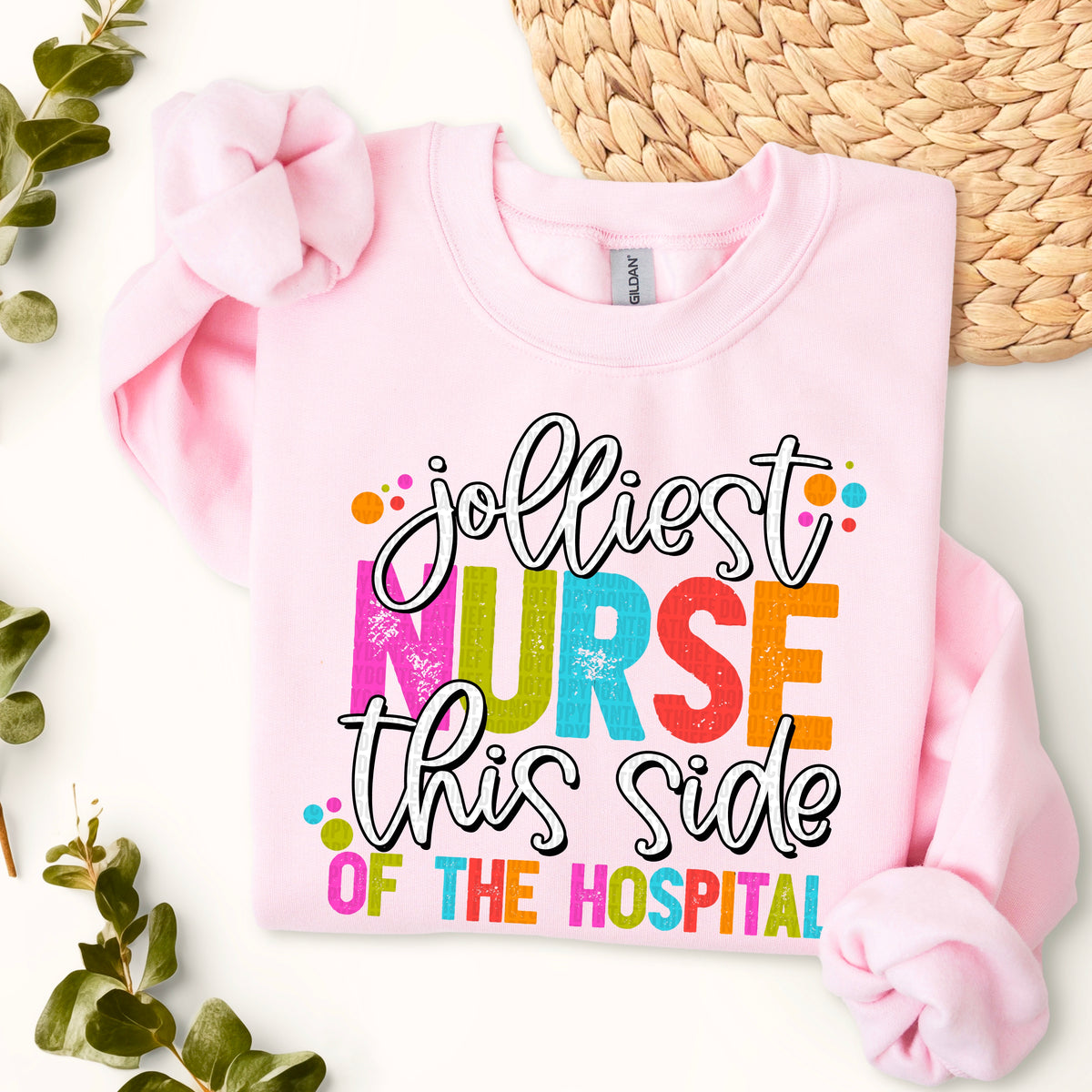 Jolliest Nurse This Side Of The Hospital (SDD) DTF Transfer