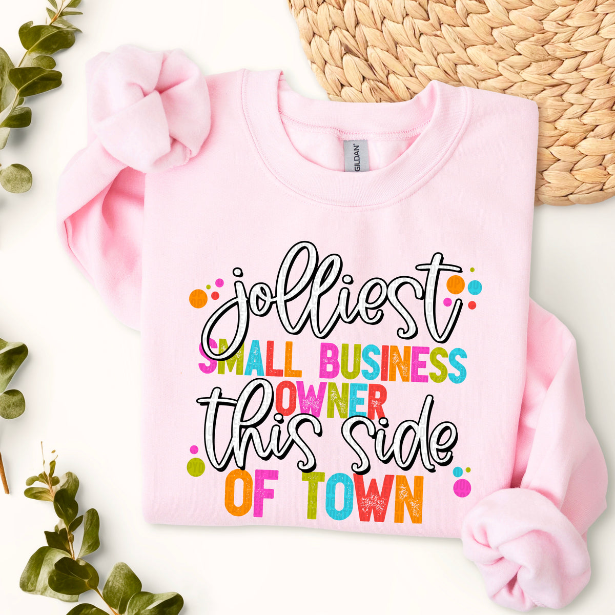 Jolliest Small Business Owner This Side Of Town (SDD) DTF Transfer