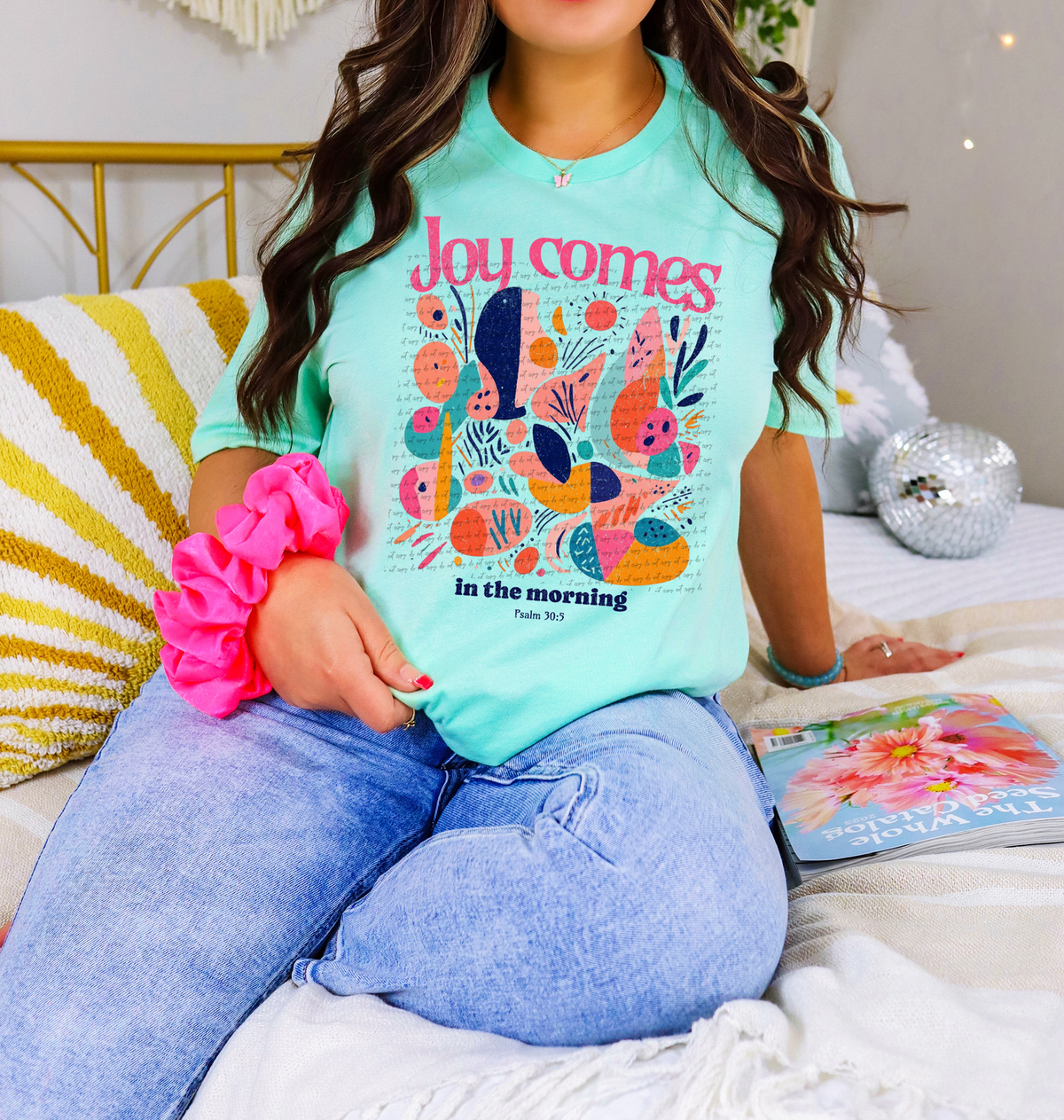 Joy Comes in The Morning 46551 DTF transfer