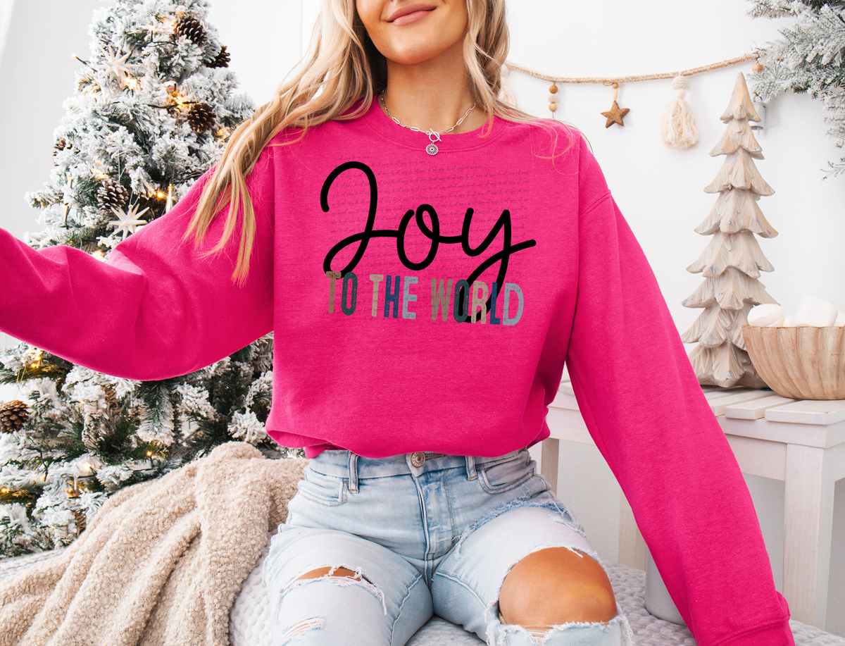 Joy To The World Typography 59895 DTF Transfer