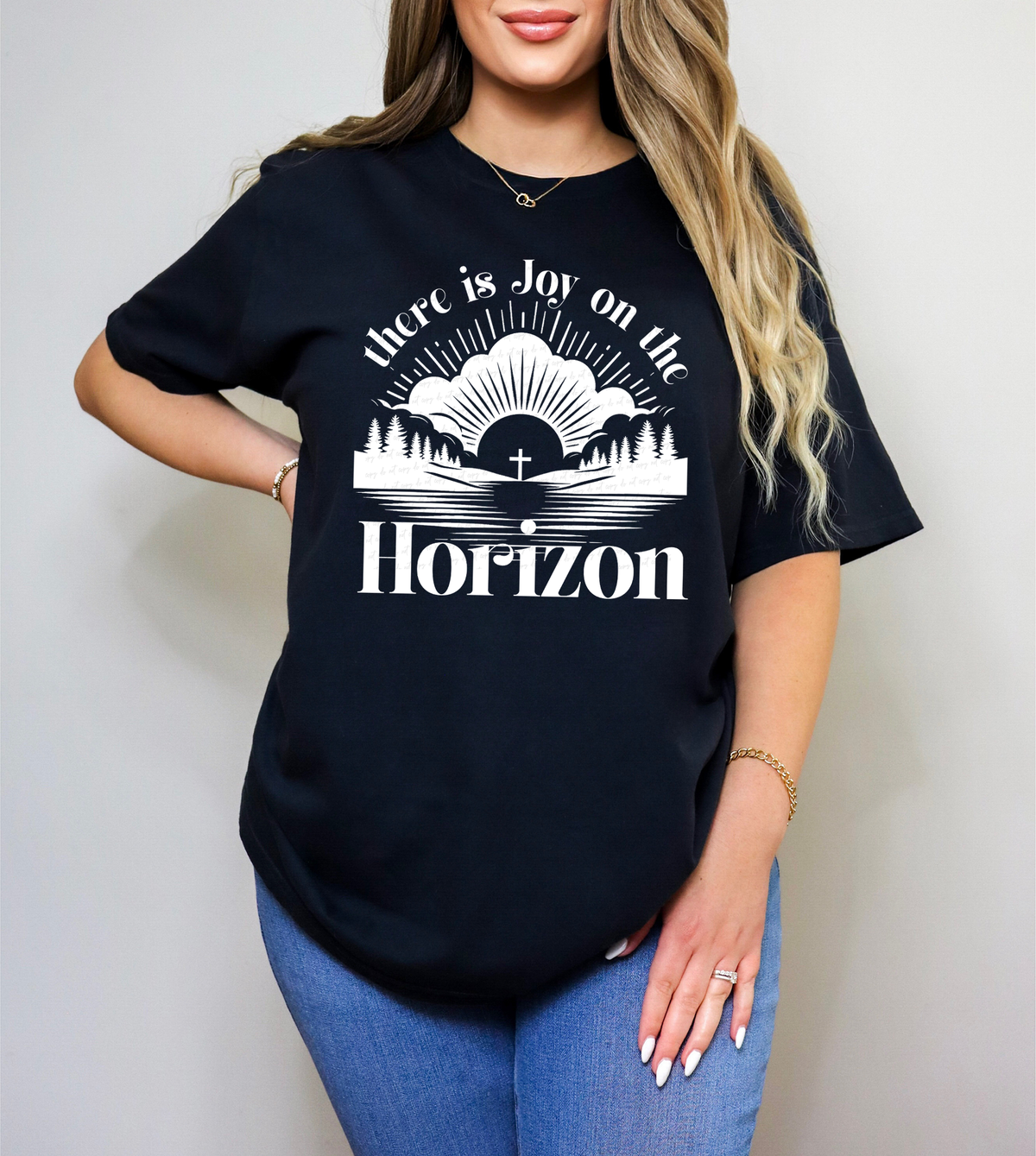 There Is Joy On The Horizon WHITE 117403 DTF TRANSFER