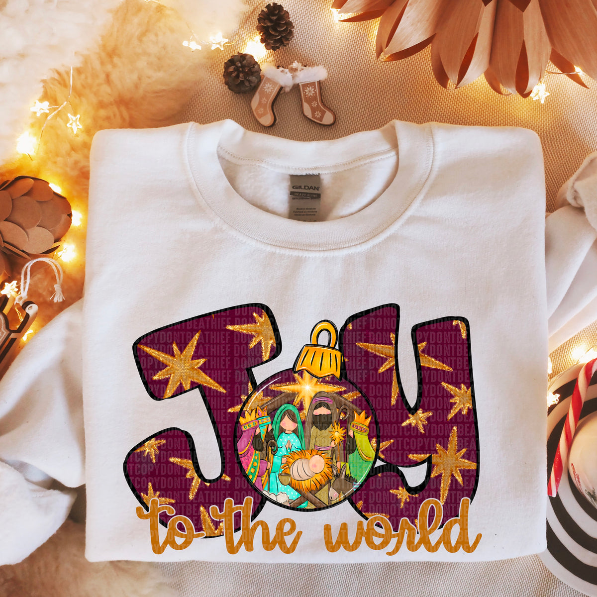 Joy To The World (SDD) DTF Transfer