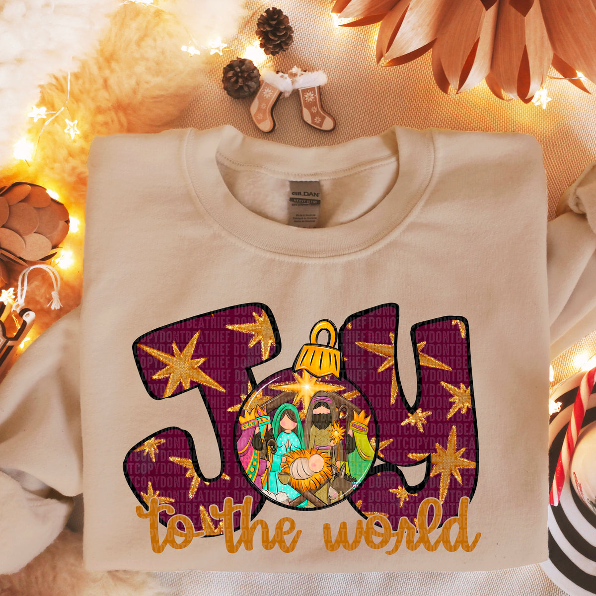 Joy To The World (SDD) DTF Transfer