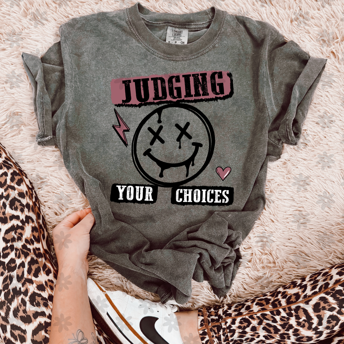 Judging your choices (Dyed) DTF Transfer