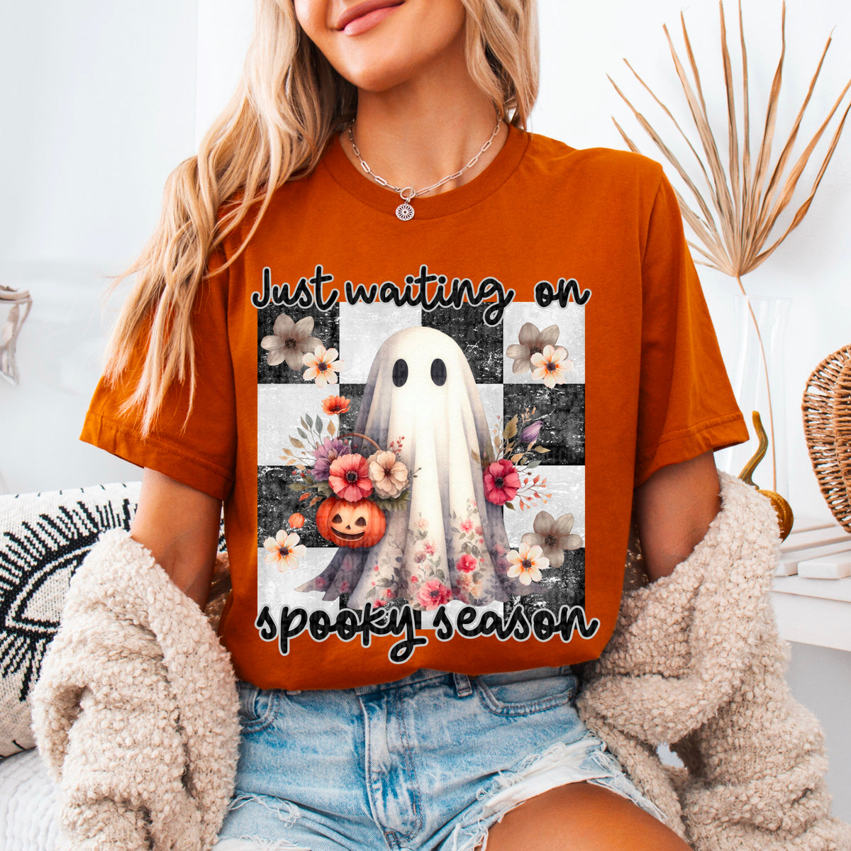 Just Waiting On Spooky Season 104656 DTF transfer