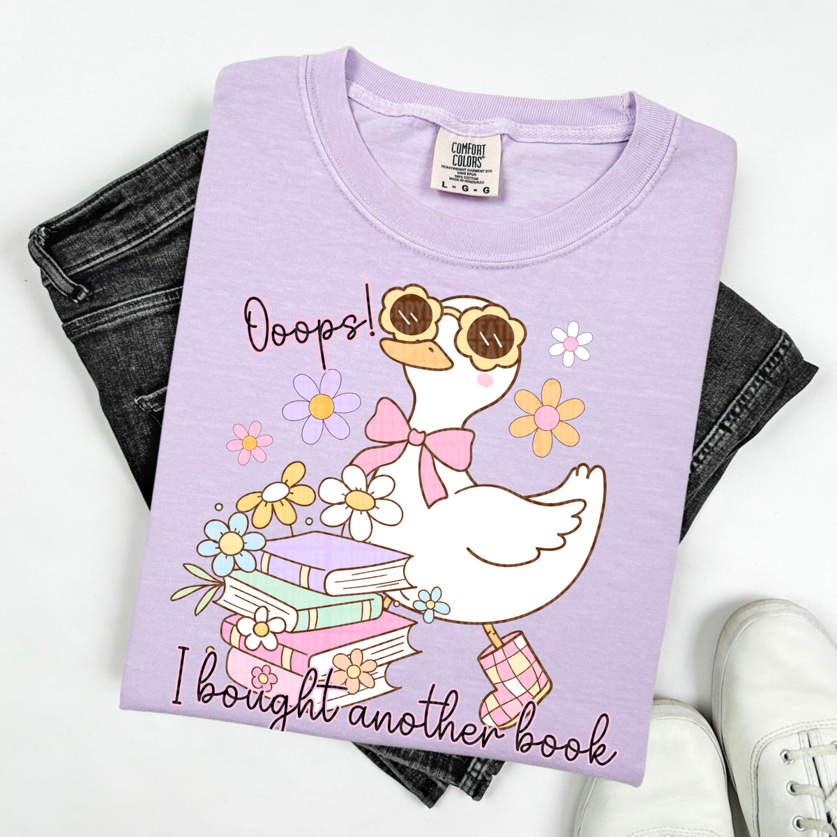 Ooops I Bought Another Book Duck 104660 DTF transfer