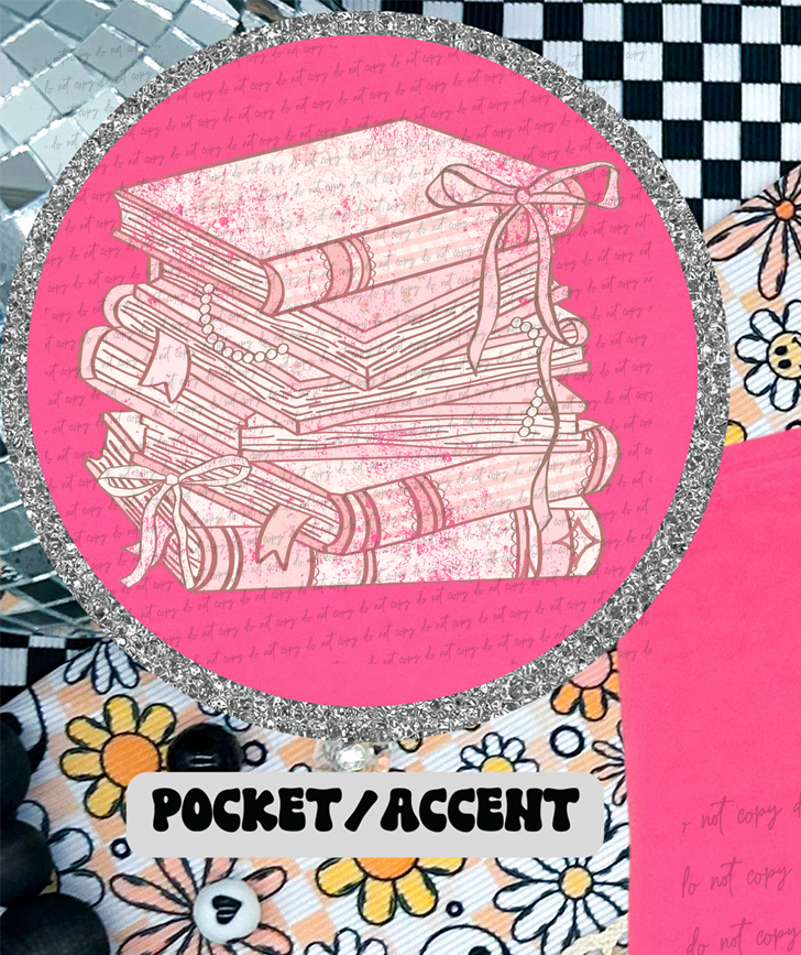 Just A Girl Who Loves To Read Books Grunge (Pocket Print) 86410 DTF Transfer