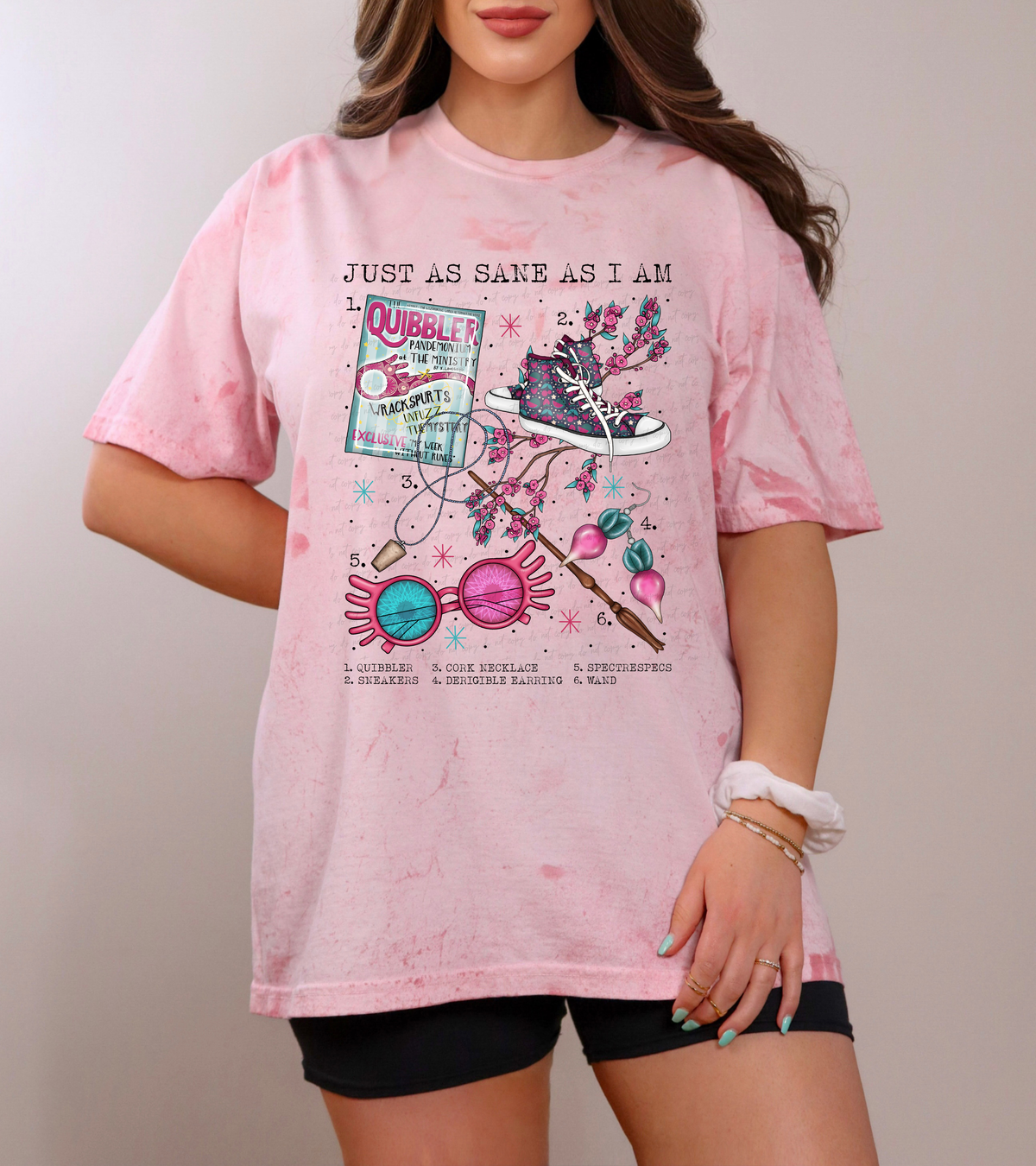 Just As Sane As I Am Chart 115385 DTF transfer