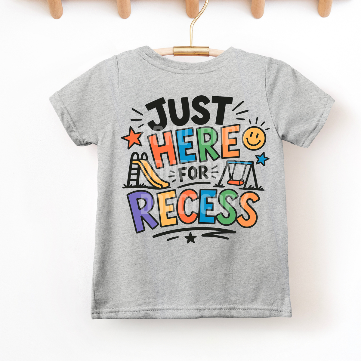 Just here for recess (CSG) DTF Transfer