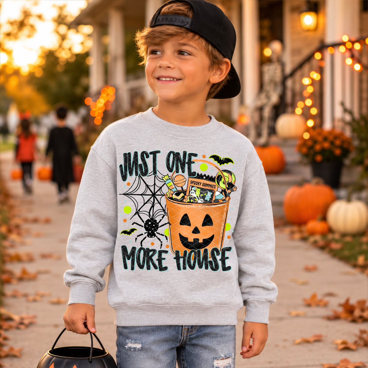 Just one more house ORANGE (SDD) DTF Transfer