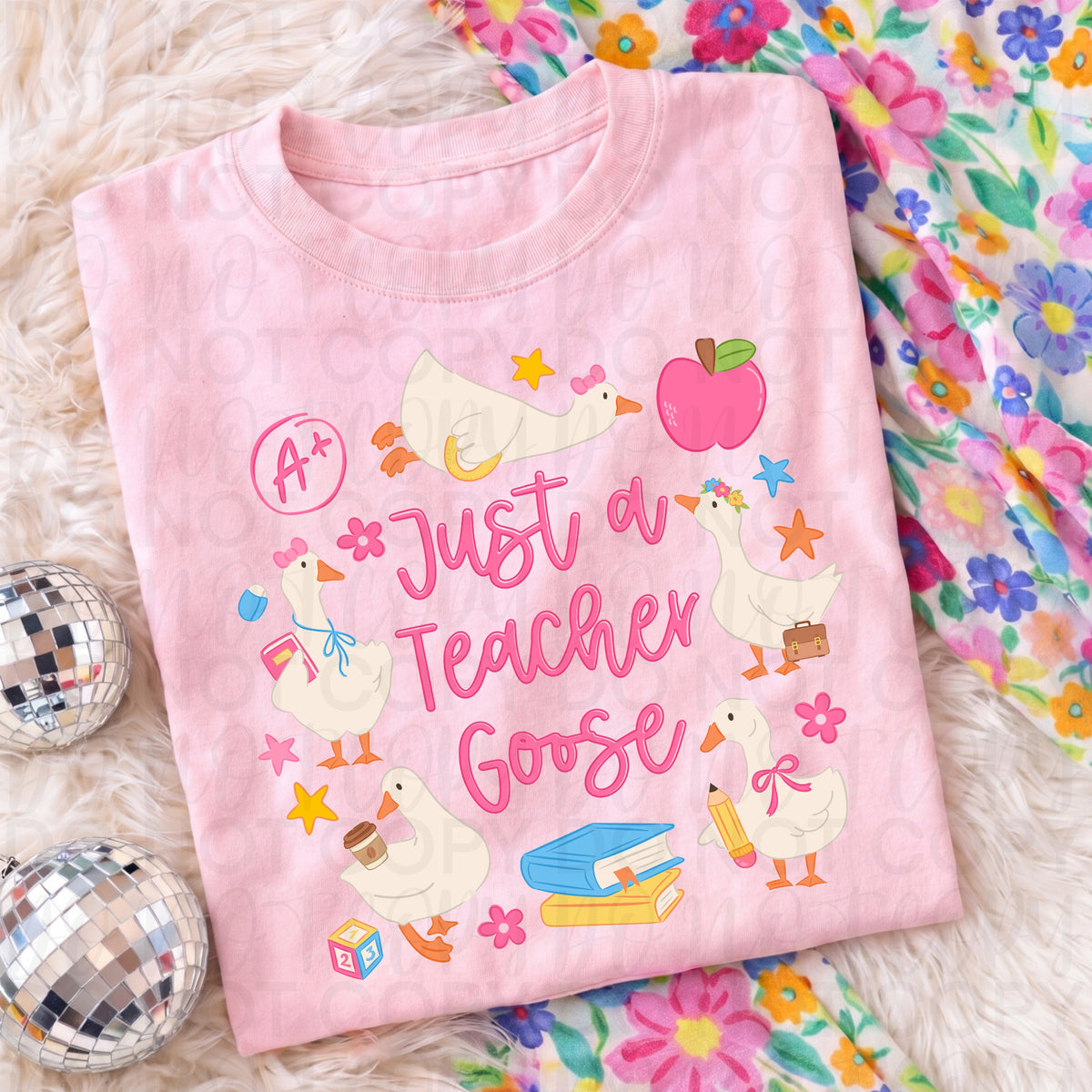 Just a teacher goose (UAC) DTF Transfer
