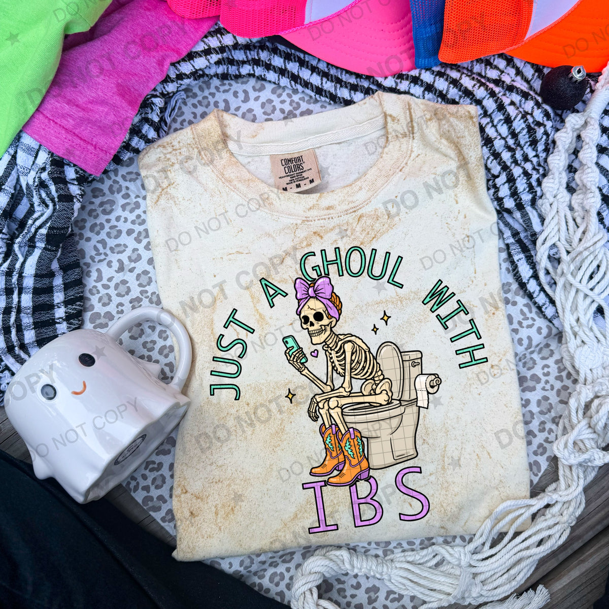 just a ghoul with ibs (HW) DTF Transfer