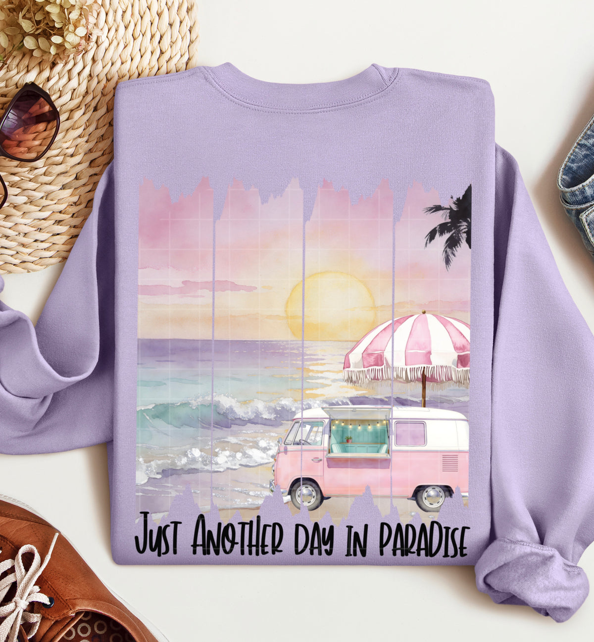 Just another day in paradise van (SDD) DTF Transfer